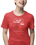 Red Regular Fit Tshirt - We Are Future Kings Women Regular Fit Tshirt 180 Design | Women Fashion