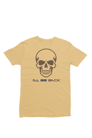 Women Regular Fit Tshirt - The Terminator I Will Be Back Women Regular Fit Tshirt 180 Beige | Fullmoon Styles