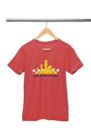 Red Regular Fit Tshirt - Chess Think Before You Move Women Regular Fit Tshirt 180 Design | Women Fashion
