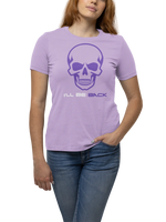 The Terminator I Will Be Back Women Regular Fit Tshirt 180 Lavender Regular Fit Tshirt - Premium Cotton Women Wear