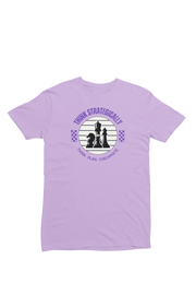 Comfortable Women Regular Fit Tshirt in Lavender - 180 GSM | Fullmoon Styles