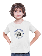 White Regular Fit Tshirt - Think Strategically Kids Regular Fit Tshirt 180 Design | Kids Fashion
