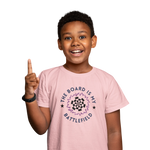 Comfortable Kids Regular Fit Tshirt in Baby Pink - 180 GSM | Fullmoon Styles