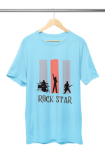 Premium Sky Blue Regular Fit Tshirt for Men - 180 GSM Cotton | Fullmoon Styles