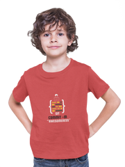 Kids Regular Fit Tshirt - Git Commit Awesomeness Kids Regular Fit Tshirt 180 Red | Fullmoon Styles