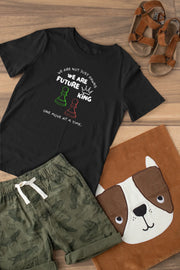 Premium Black Regular Fit Tshirt for Kids - 180 GSM Cotton | Fullmoon Styles