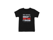 Kids Regular Fit Tshirt - Rock N Roll With Music Kids Regular Fit Tshirt 180 Black | Fullmoon Styles
