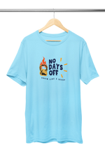 Premium Sky Blue Regular Fit Tshirt for Men - 180 GSM Cotton | Fullmoon Styles