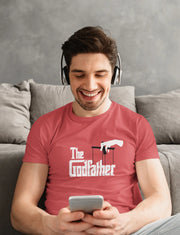 The Godfather Men Oversized 210 Red Oversized - Premium Cotton Men Wear