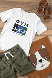 Kids Regular Fit Tshirt - One More Rep Kids Regular Fit Tshirt 180 White | Fullmoon Styles