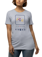 Premium Gray Regular Fit Tshirt for Women - 180 GSM Cotton | Fullmoon Styles