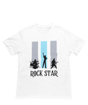 Men Regular Fit Tshirt - Rock Star Men Regular Fit Tshirt 180 White | Fullmoon Styles