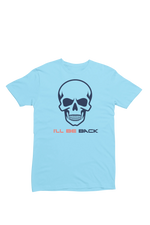 Women Regular Fit Tshirt - The Terminator I Will Be Back Women Regular Fit Tshirt 180 Sky Blue | Fullmoon Styles