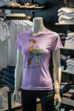 Comfortable Women Regular Fit Tshirt in Lavender - 180 GSM | Fullmoon Styles