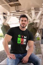 Comfortable Men Regular Fit Tshirt in Black - 180 GSM | Fullmoon Styles