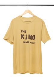Premium Beige Regular Fit Tshirt for Men - 180 GSM Cotton | Fullmoon Styles