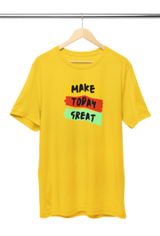 Premium Yellow Regular Fit Tshirt for Women - 180 GSM Cotton | Fullmoon Styles