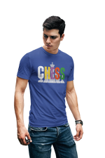 Chaos Checkmate Men Regular Fit Tshirt 180 Royal Blue Regular Fit Tshirt - Premium Cotton Men Wear