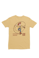 Men Oversized - Woody Cowboy Mode On Men Oversized 210 Beige | Fullmoon Styles