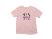 Kids Regular Fit Tshirt - Gym Mode On Kids Regular Fit Tshirt 180 Baby Pink | Fullmoon Styles