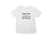 Comfortable Kids Regular Fit Tshirt in White - 180 GSM | Fullmoon Styles