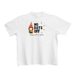 White Regular Fit Tshirt - No Days Off Kids Regular Fit Tshirt 180 Design | Kids Fashion