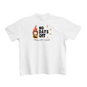 White Regular Fit Tshirt - No Days Off Kids Regular Fit Tshirt 180 Design | Kids Fashion