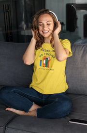 Premium Yellow Regular Fit Tshirt for Women - 180 GSM Cotton | Fullmoon Styles