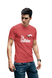 The Godfather Men Regular Fit Tshirt 180 Red Regular Fit Tshirt - Premium Cotton Men Wear