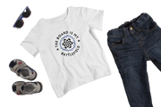 Premium White Regular Fit Tshirt for Kids - 180 GSM Cotton | Fullmoon Styles