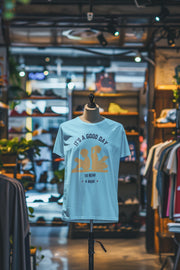 Good Day To Read Women Regular Fit Tshirt 180 Sky Blue Regular Fit Tshirt - Premium Cotton Women Wear