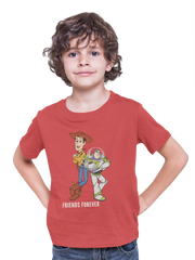 Premium Red Regular Fit Tshirt for Kids - 180 GSM Cotton | Fullmoon Styles
