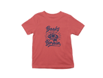 Comfortable Kids Regular Fit Tshirt in Red - 180 GSM | Fullmoon Styles