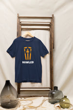 Comfortable Men Regular Fit Tshirt in Navy Blue - 180 GSM | Fullmoon Styles