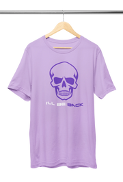 Premium Lavender Regular Fit Tshirt for Women - 180 GSM Cotton | Fullmoon Styles