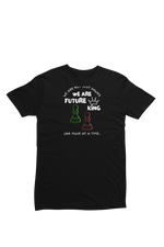Women Regular Fit Tshirt - We Are Future Kings Women Regular Fit Tshirt 180 Black | Fullmoon Styles