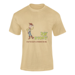 Men Regular Fit Tshirt - Toy Story Woody Men Regular Fit Tshirt 180 Beige | Fullmoon Styles