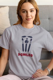 Comfortable Women Regular Fit Tshirt in Gray - 180 GSM | Fullmoon Styles