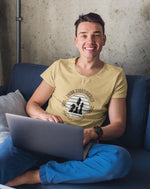 Think Strategically Men Regular Fit Tshirt 180 Beige Regular Fit Tshirt - Premium Cotton Men Wear