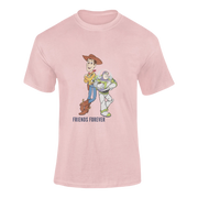 Women Oversized - Woody And Buzz Friends Forever Women Oversized 240 Baby Pink | Fullmoon Styles