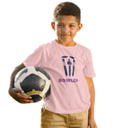 Kids Regular Fit Tshirt - Bowled Kids Regular Fit Tshirt 180 Baby Pink | Fullmoon Styles