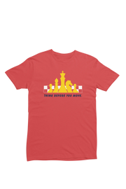 Premium Red Regular Fit Tshirt for Women - 180 GSM Cotton | Fullmoon Styles