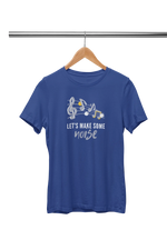 Premium Royal Blue Regular Fit Tshirt for Women - 180 GSM Cotton | Fullmoon Styles