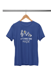 Premium Royal Blue Regular Fit Tshirt for Women - 180 GSM Cotton | Fullmoon Styles