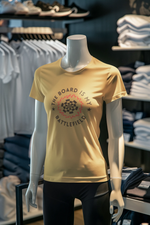 Comfortable Women Regular Fit Tshirt in Beige - 180 GSM | Fullmoon Styles
