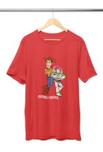 Women Oversized - Woody And Buzz Friends Forever Women Oversized 210 Red | Fullmoon Styles