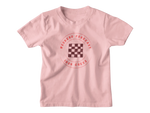 Baby Pink Regular Fit Tshirt - Chess Forecast Kids Regular Fit Tshirt 180 Design | Kids Fashion