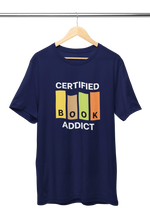 Premium Navy Blue Regular Fit Tshirt for Women - 180 GSM Cotton | Fullmoon Styles