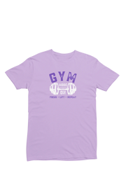 Lavender Regular Fit Tshirt - Gym Mode On Women Regular Fit Tshirt 180 Design | Women Fashion