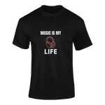 Women Oversized - Music Is My Life Women Oversized 240 Black | Fullmoon Styles